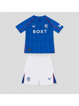 Rangers Replika Hemmakläder Barn 2024-25 Kortärmad (+ byxor)